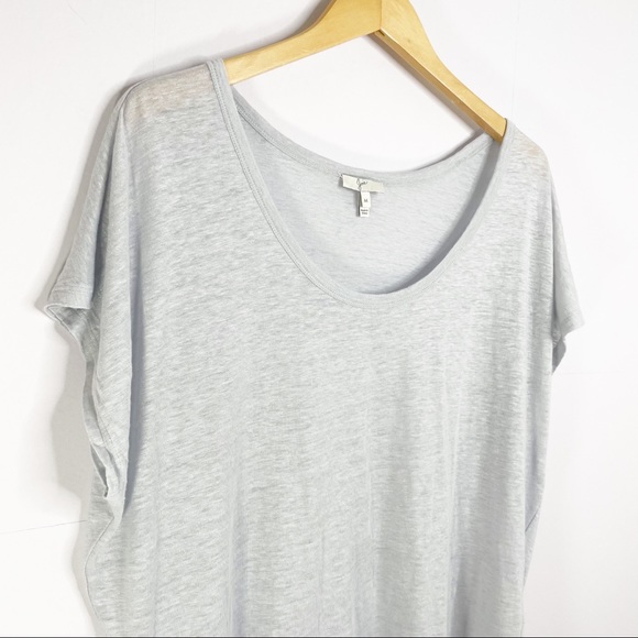 JOIE Maddie Slub Linen T-Shirt - Size Medium - Picture 4 of 11